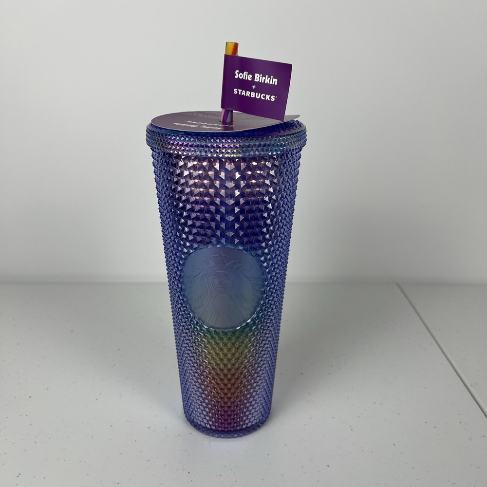 Sofie Birkin PRIDE DESIGN STARBUCKS RAINBOW BLING STUD VENTI TUMBLER SUMMER 2024 - Picture 2 of 7